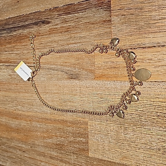 NWT Charter Club Gold-Tone Mixed Charm Statement Necklace, 18-1/2" + 2" extender - Picture 2 of 4